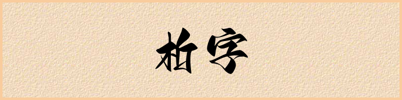 汉语词典：析字