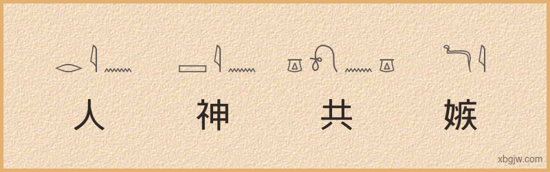 “人神共嫉”古埃及象形文字