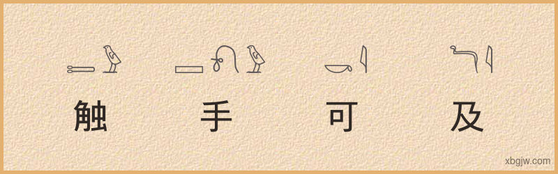 “触手可及”古埃及象形文字