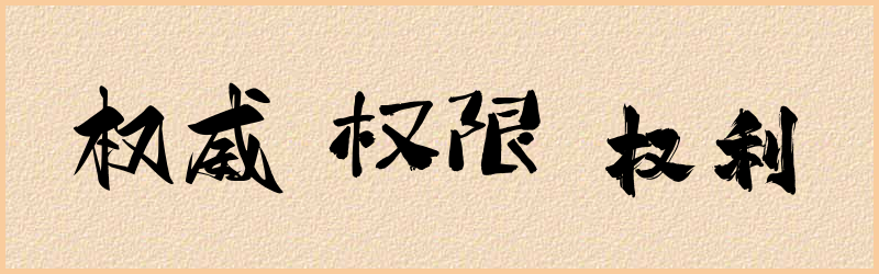 权字组词