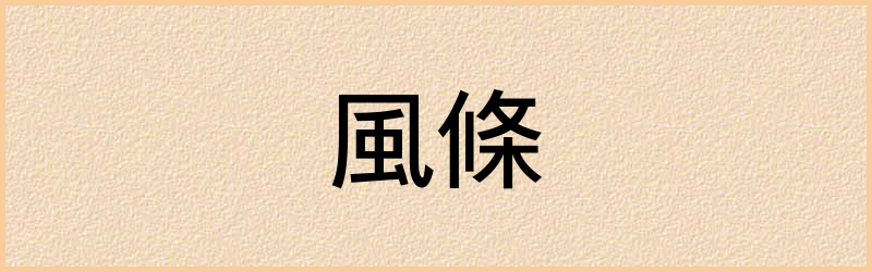 條字组词